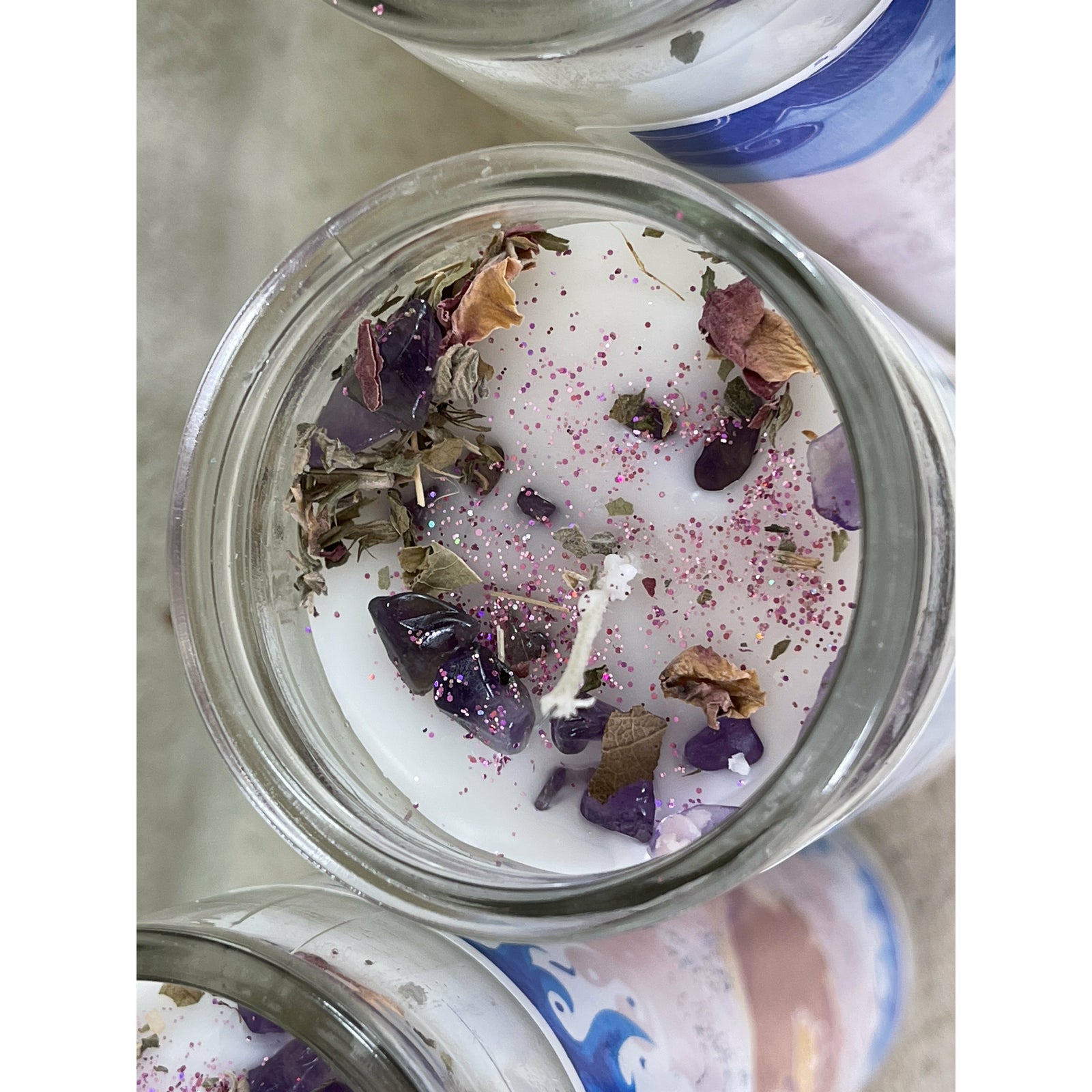 Zodiac Candles crystals herbs 