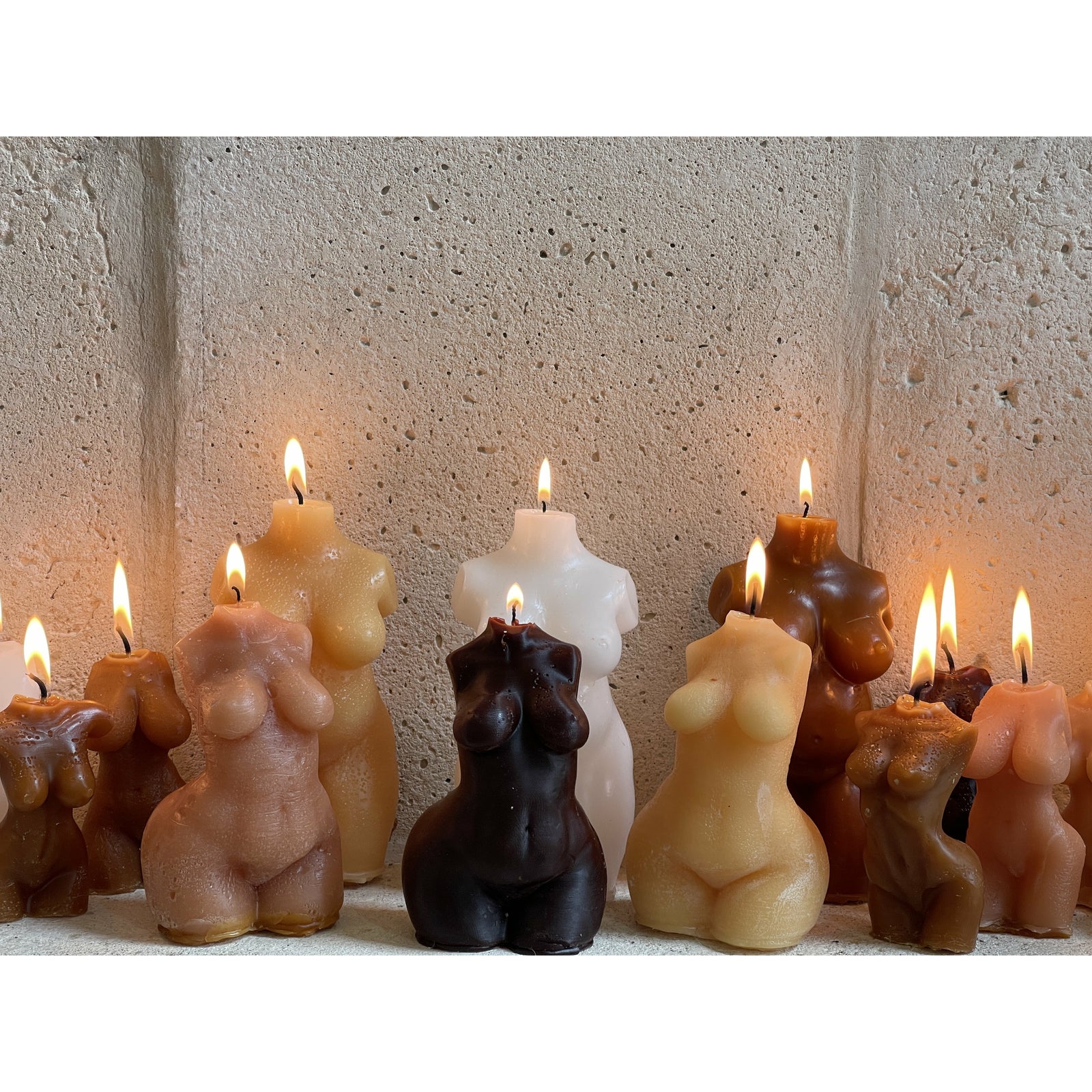 Rosy Brown Divine Feminine Energy Candle Collection