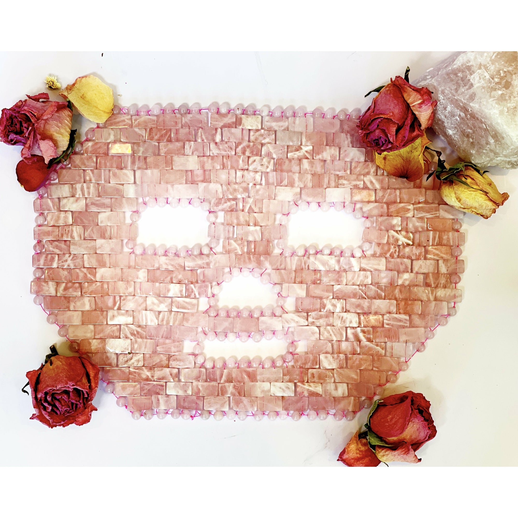 Light Gray ROSE QUARTZ SELF LOVE FACE MASK
