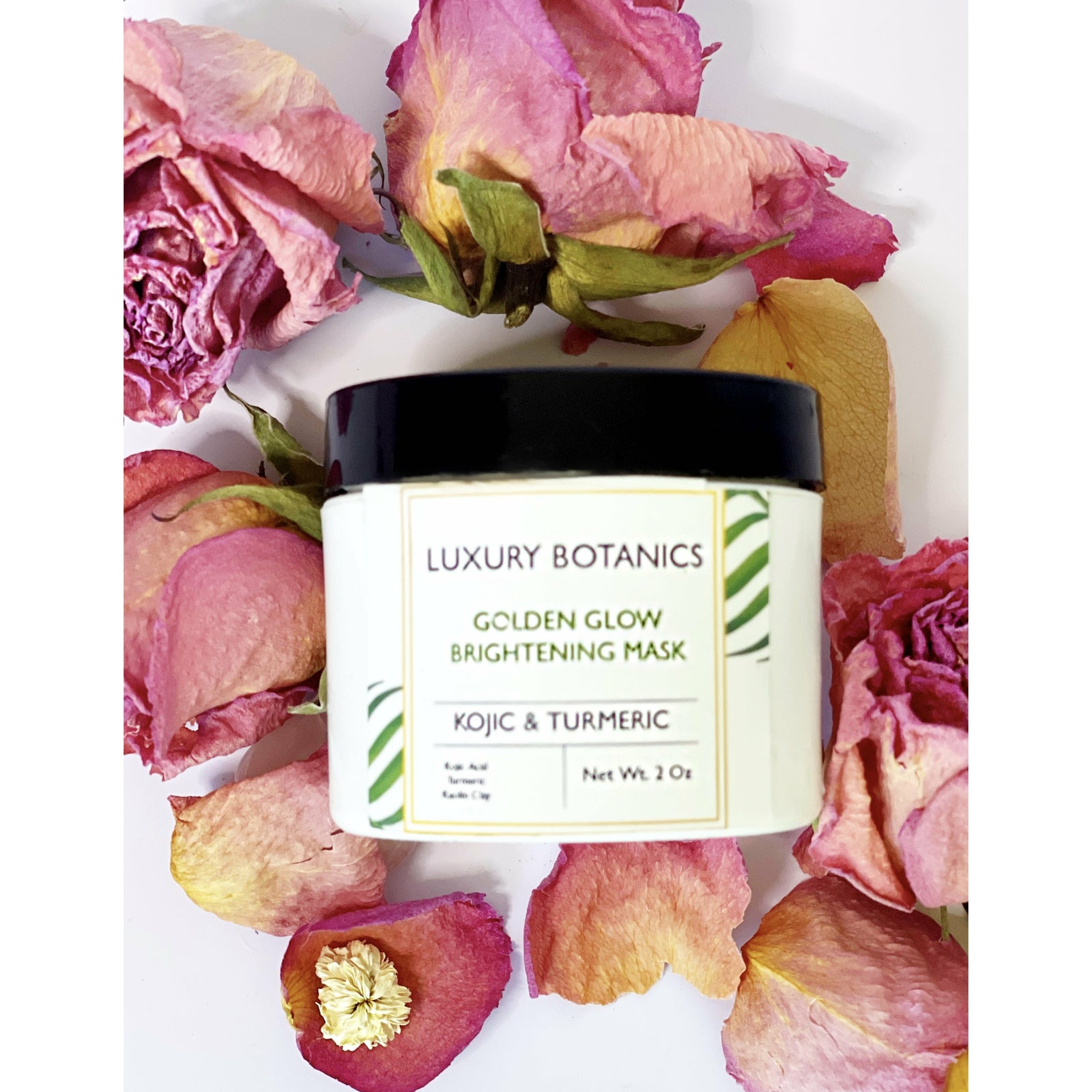 Light Gray 2 oz Golden Glow Brightening Body and Face Mask