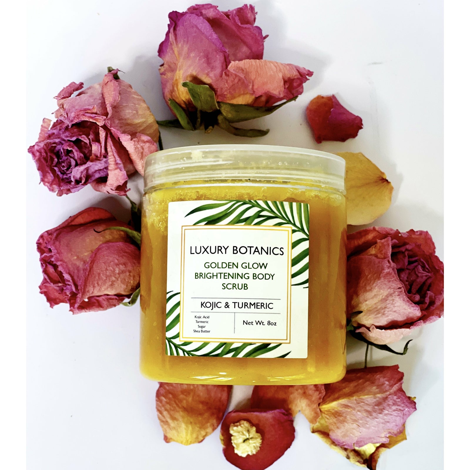Beige Golden Glow Brightening Scrub