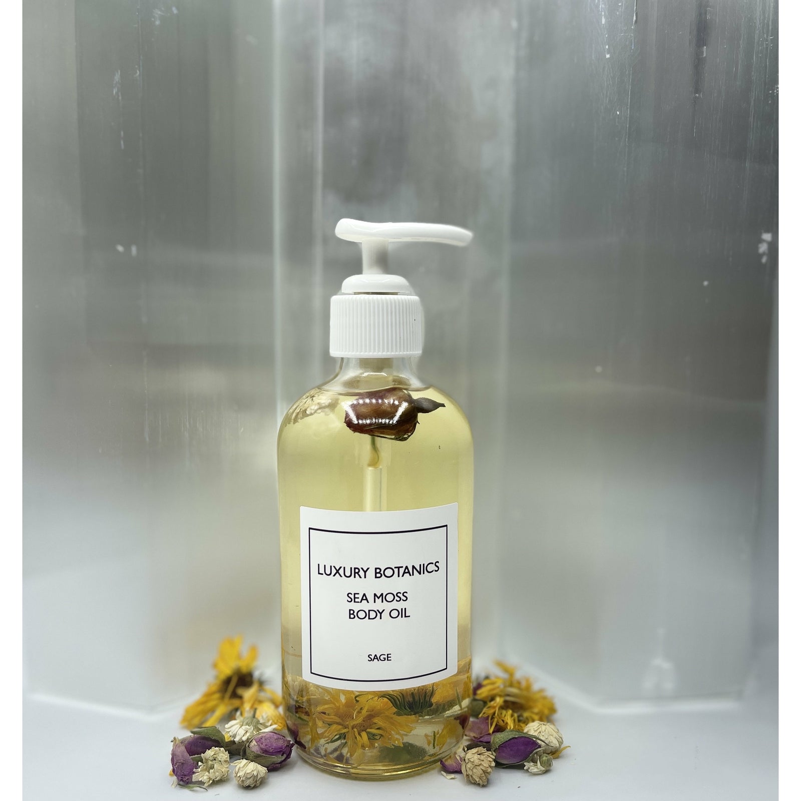 Light Slate Gray Sea Moss Body Oil